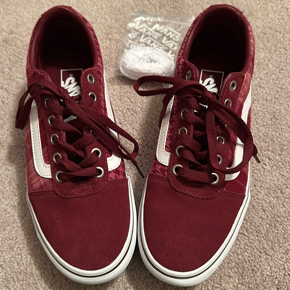 Vans Women's Platform Sole, Low-Top Trainers Sneaker, Plaid Mix Port, 7.5